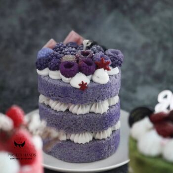 Personalised Gift Box Of Blueberry Cake Candle | Handmade Candle | Soy Candle, 3 of 4
