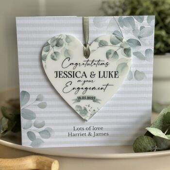 Personalised Engagement Keepsake Card, 2 of 3