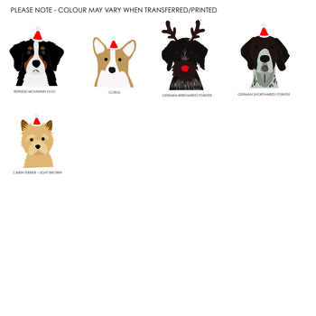 Christmas Dog Card, Multiple Breed Options, 6 of 7