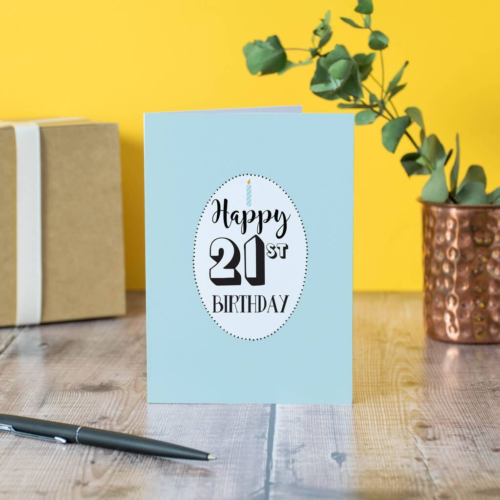 Image of 21st Birthday Card