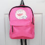 Personalised Princess Ballerina Pink Backpack, thumbnail 2 of 5