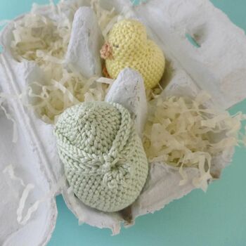 Easter Chick And Egg Crocheted Toy For Children, 11 of 12