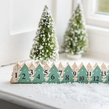 Personalised Wooden Advent With Star, 4 of 4