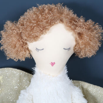 Plush Angel Fairy Princess Doll With Heart, 6 of 6