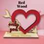 Valentines Heart Wooden Photo Frame, thumbnail 4 of 9