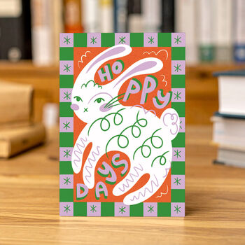 Hoppy Days Greeting Card, 2 of 3