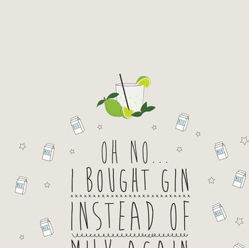 Illustrated Gin Print, 3 of 6