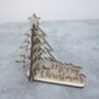 3D Wood Christmas Tree Keepsake Postcard, thumbnail 2 of 4
