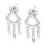 925 Sterling Silver Waterfall Short Drop Earrings, thumbnail 1 of 4