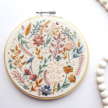 Floral Bloom Hand Embroidery Kit, 6 of 7