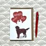 Flatcoated Retriever Mother's Day Card, thumbnail 3 of 5