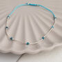 Sterling Silver Delicate Gemstone Friendship Bracelet, thumbnail 4 of 12
