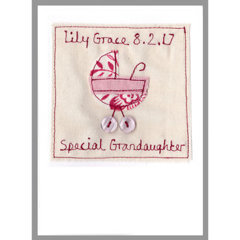 Personalised New Baby Girl Card, 11 of 12