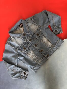 Personalised Embroidered Children's Denim Jacket, 12 of 12