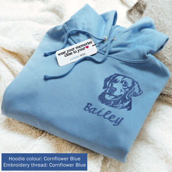 Personalised Embroidered Dog Hoodie, 5 of 12