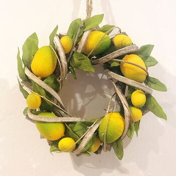 Citrus Lemon Wreath, 2 of 4