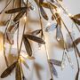 Antique Gold Mistletoe Bundle With LED, thumbnail 4 of 5