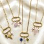 Design Your Own Carabiner Charm Tarnish Free Gold Plated Necklace, thumbnail 2 of 12