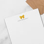 Personalised Yellow Bow Letter Writing Set, thumbnail 2 of 5