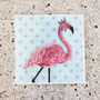 Flamingo Greeting Card, thumbnail 3 of 3