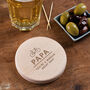 Personalised Coffee Coaster Cycling Birthday Gift For Dad, thumbnail 3 of 7
