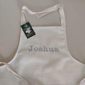 Personalised Kids Toddlers And Adults Cotton Apron, 8 of 12