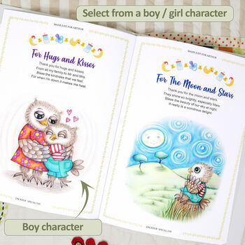 Personalised Baby Naming Day Gift Book Of Blessings, 8 of 12