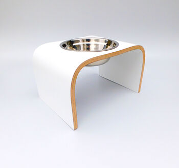Raised Single Bowl Dog Feeder Various Colours And Sizes, 7 of 12