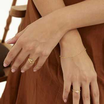 Hearts Love Chain Bracelet In Sterling Silver, 3 of 12