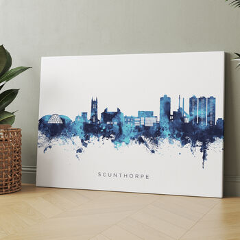 Scunthorpe Skyline Cityscape Art Print, 7 of 12