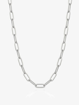 Gold Or Silver Link Chain Necklace, 4 of 5