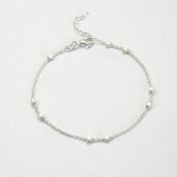Sterling Silver Delicate Boxes Bracelet, 3 of 6