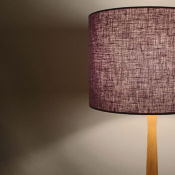 Linen Lavender Lampshade, 3 of 8