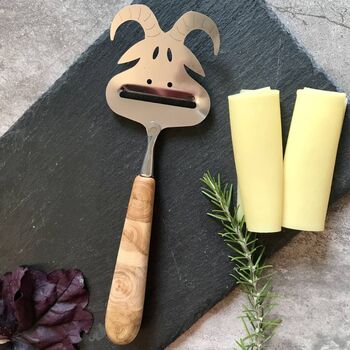 Stag Personalised Cheese Slicer With Juniper Handle, 2 of 5