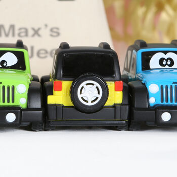 Toy Junior Jeep And Personalised Gift Bag, 3 of 5