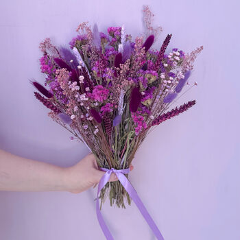 Dark Purple Wildflower Bouquet, 2 of 10