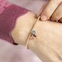 Beaded Charm Bracelet With Family Birthstones, thumbnail 5 of 9