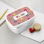Personalised Girl's Patterned Lunch Box, thumbnail 4 of 12