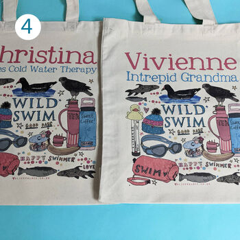 Personalised Wild Swimming Bag, 5 of 12