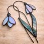 Snowdrops Stained Glass Flowers, thumbnail 4 of 4