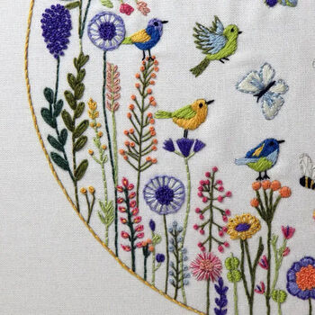 Pollinator Party Hand Embroidery Kit, 9 of 12
