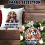 Personalised King Charles Spaniel In Christmas Lights, thumbnail 3 of 10