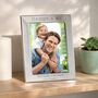 Fathers Day Gifts Photo Frame 5x7 Silver Daddy And Me, thumbnail 4 of 7