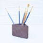 Concrete Mini Vessel Planter Pen Pot Triangular, thumbnail 5 of 10