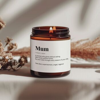 Mothers Day Gift Mum Thank You Candle, 2 of 8