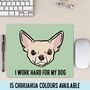 Chihuahua Portrait Mouse Mat, thumbnail 1 of 4