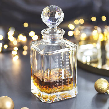 Personalised Christmas Advent Crystal Decanter, 3 of 5
