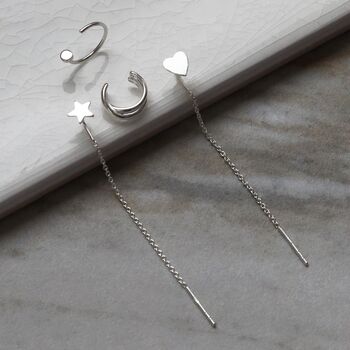 Sterling Silver Curated Ear Pack, 2 of 12