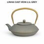 Cast Iron Teapot Linhai 1100ml Steel Fine Mesh Filter, thumbnail 5 of 12