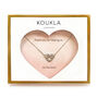 Bridesmaid Thank You Necklace Silver, thumbnail 2 of 7